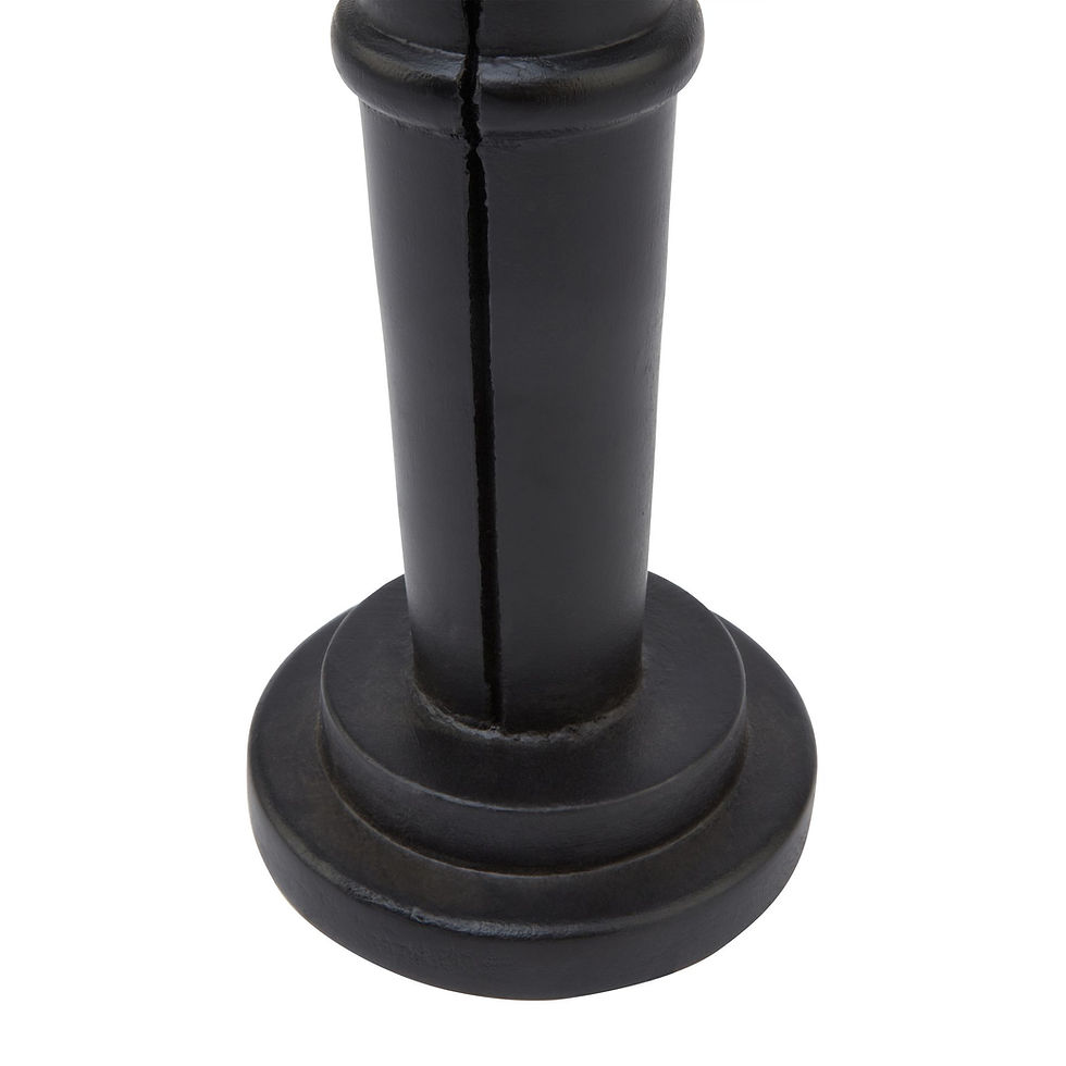 Thumbnail: Minimalist Black Wooden Large Nutcracker Decoration