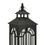 Thumbnail: Set Of Three Black Wooden Lanterns With Archway Design