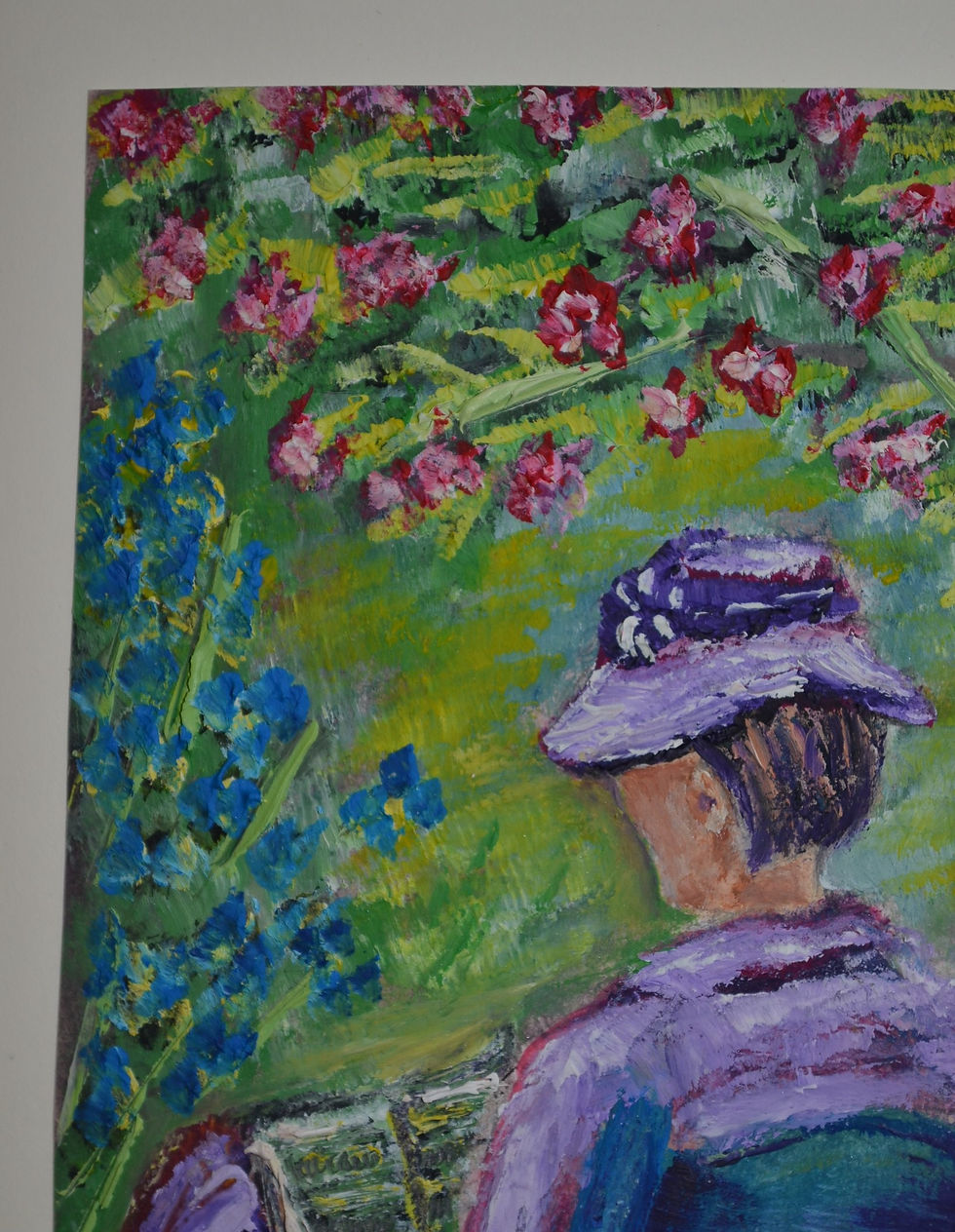Thumbnail: Reading in the garden