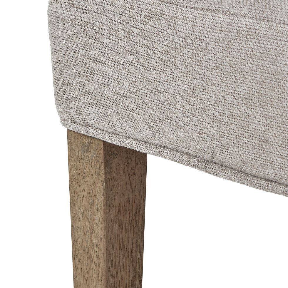 Thumbnail: Brockham Oatmeal Twill Dining Chair