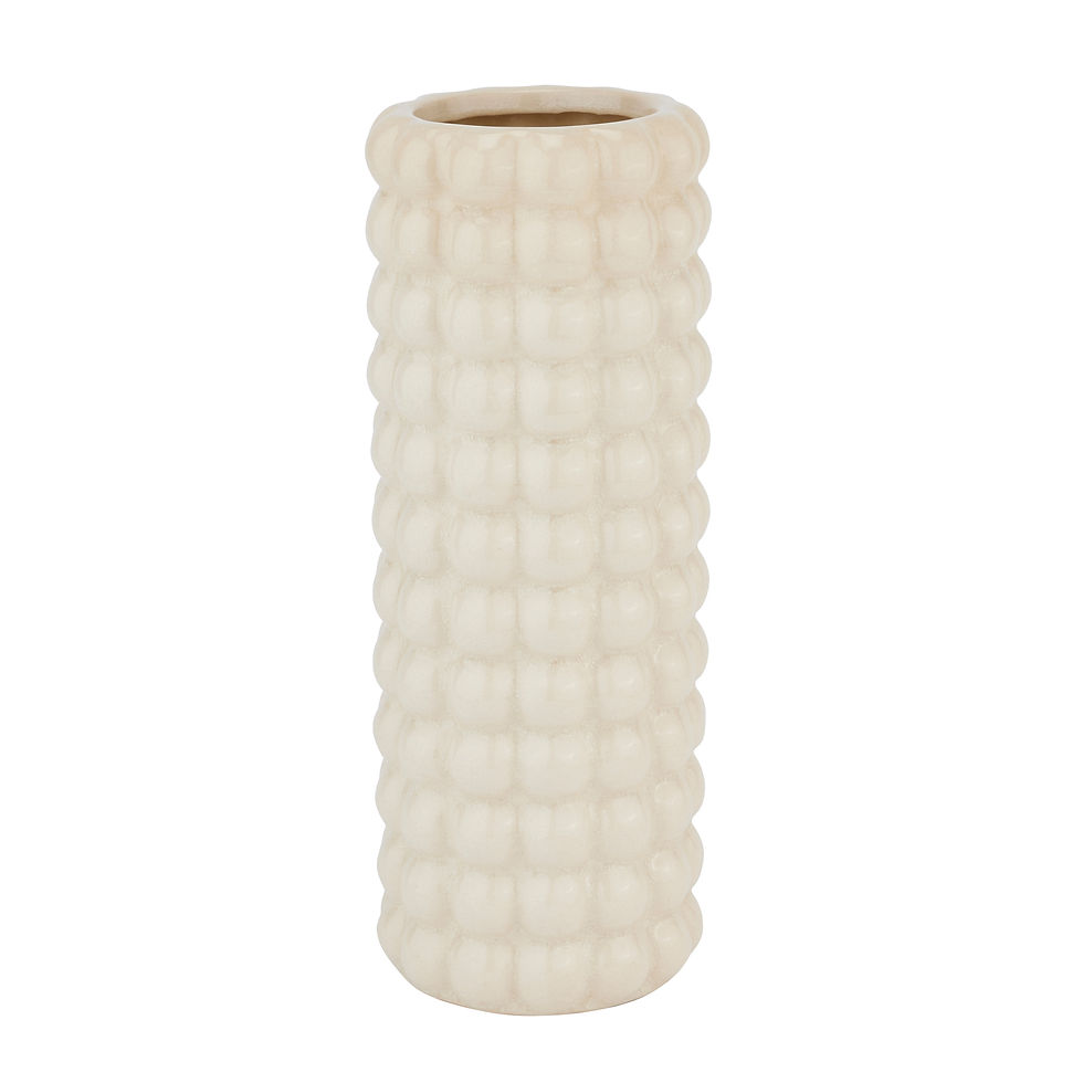 Thumbnail: Seville Collection Cream Bubble Vase
