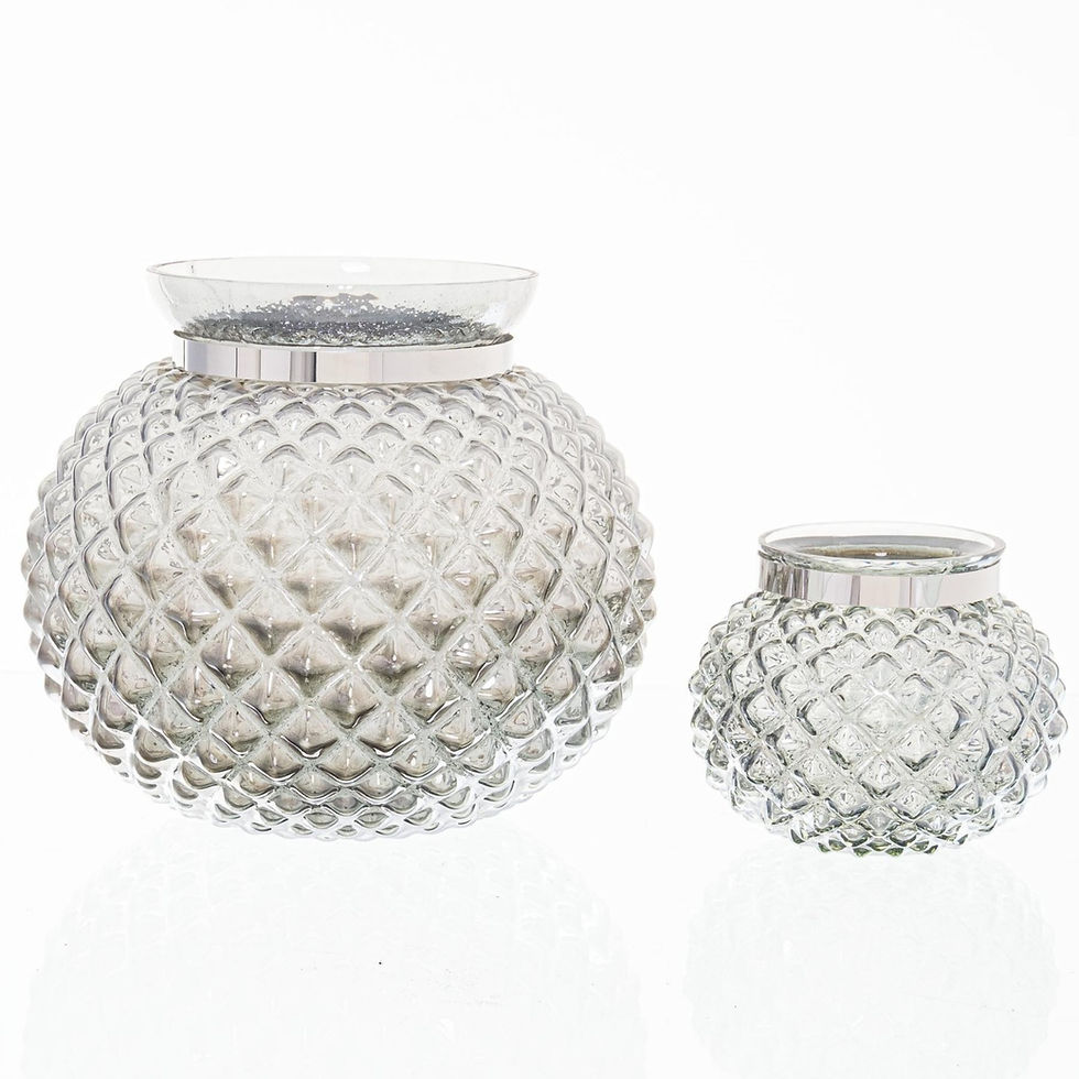 Thumbnail: Smoked Midnight Combe Candle Holder
