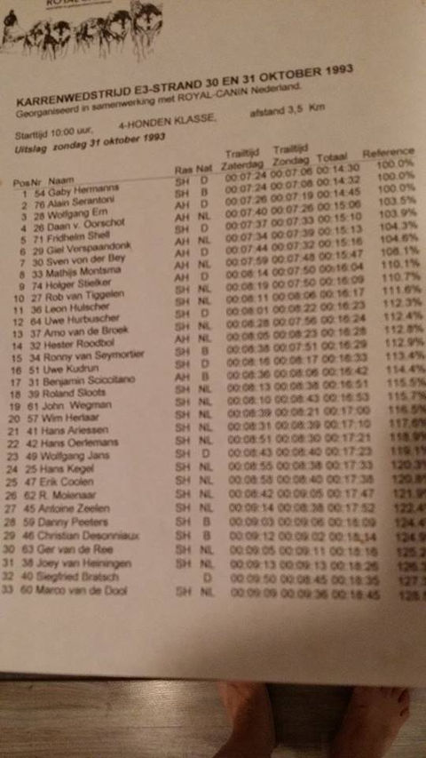 E3 beach SSC-NL sled dog competition Havenaar family