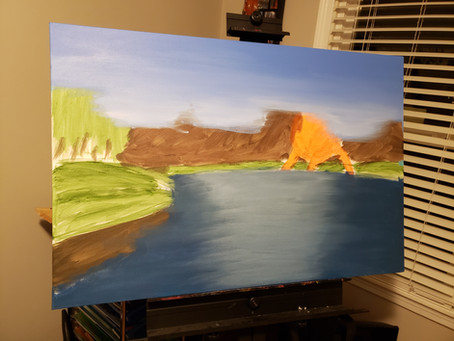 Starting with the blue