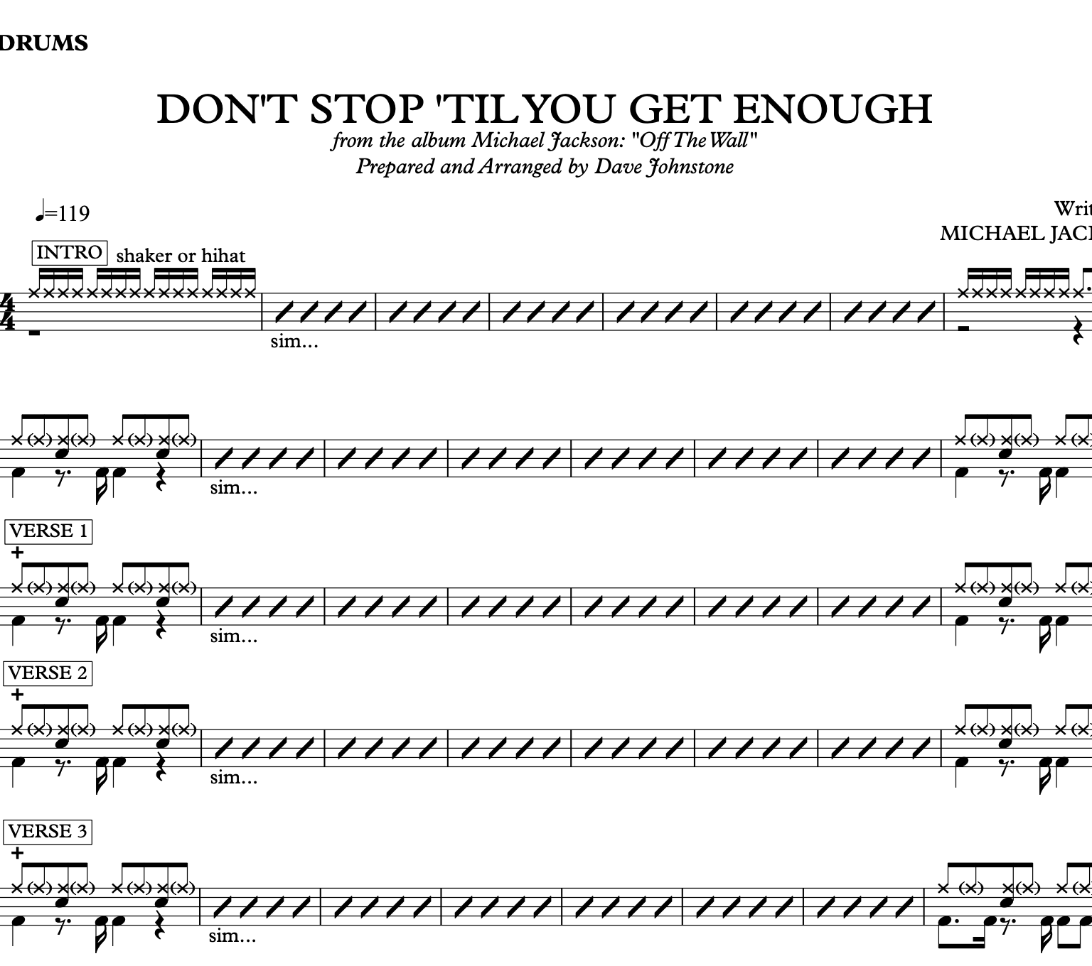 Don't Stop 'Til You Get Enough - Michael Jackson