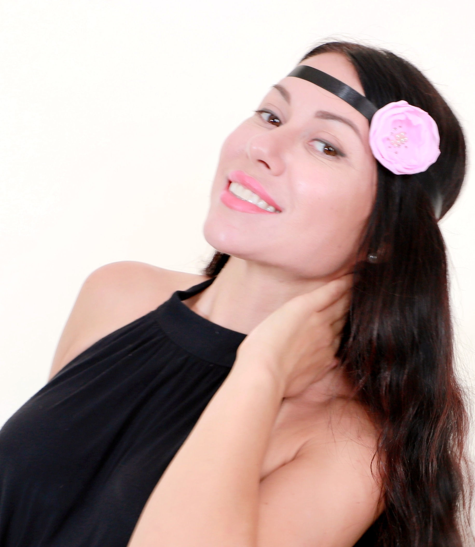 Black & Pink Flower
