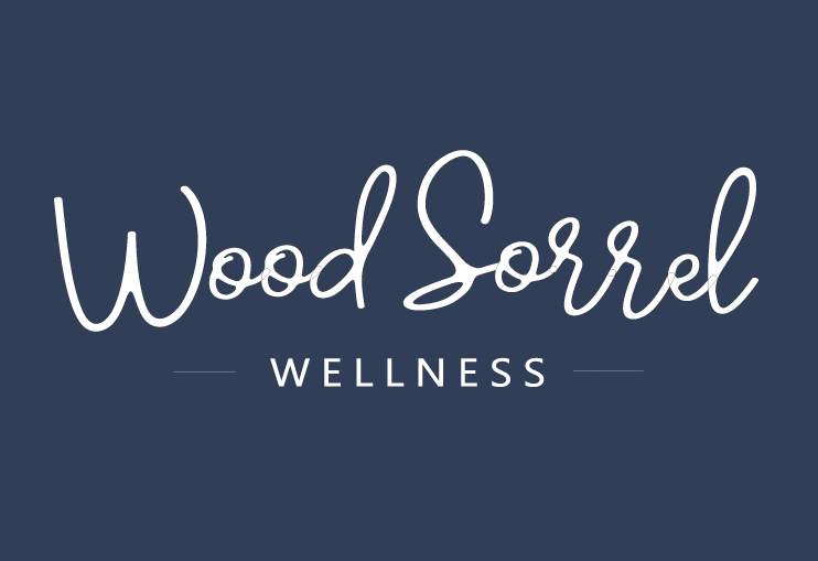 Wood Sorrel Wellness – Therapy for anxiety, grief, and life transitions (blue logo version).