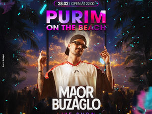 MAOR BUZAGLO SETPurim On The Beach 28.12