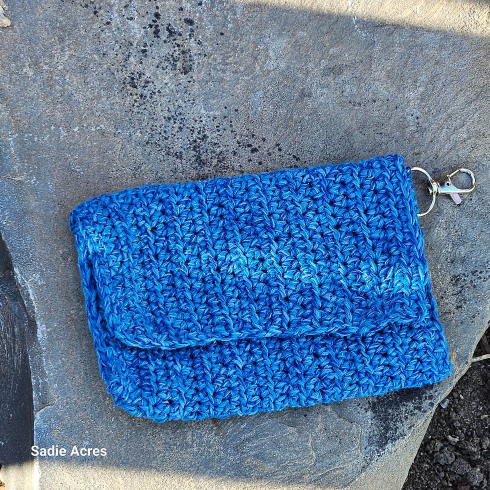 Close-up view of colorful crochet yarn balls arranged in a basket