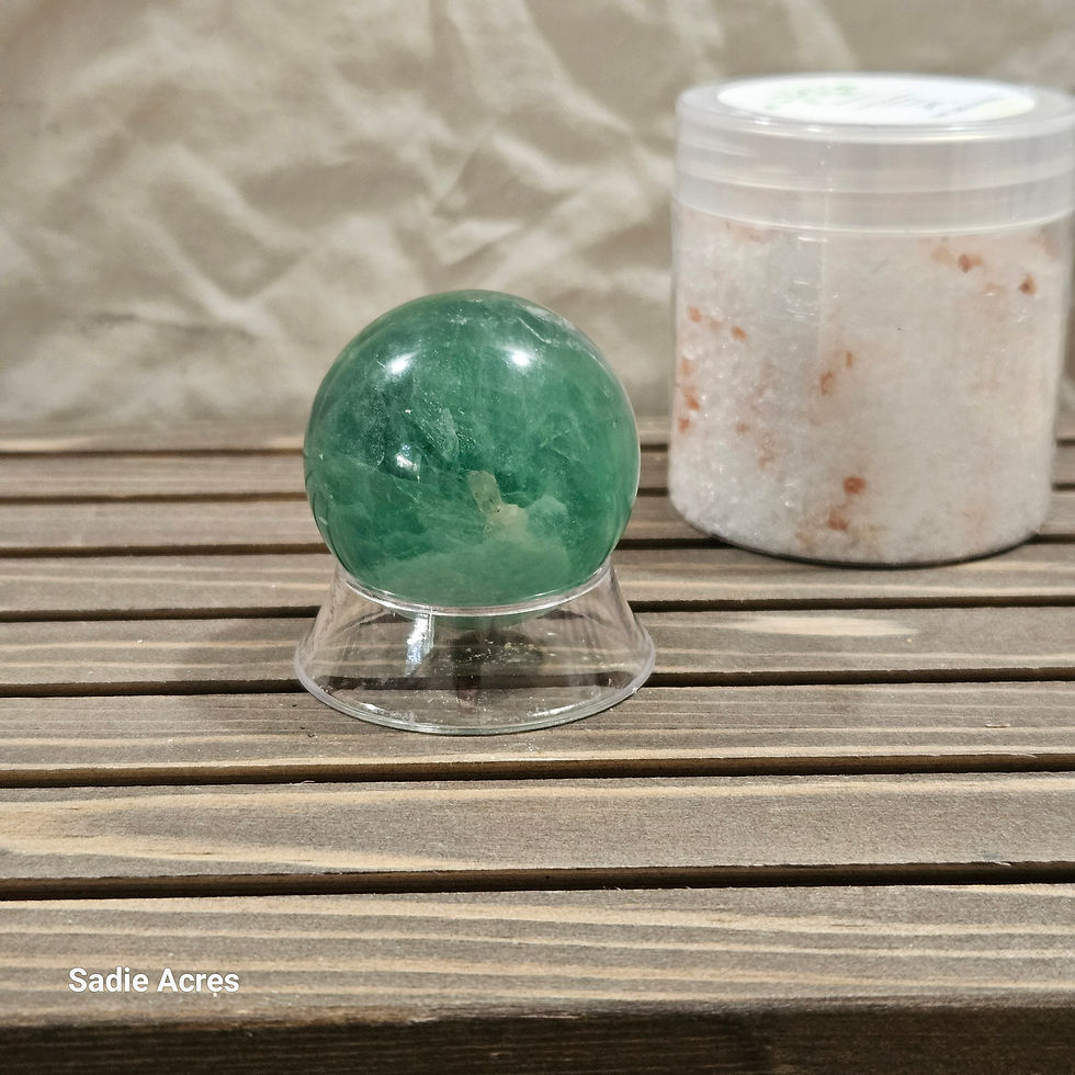 Thumbnail: Rainbow Fluorite Sphere