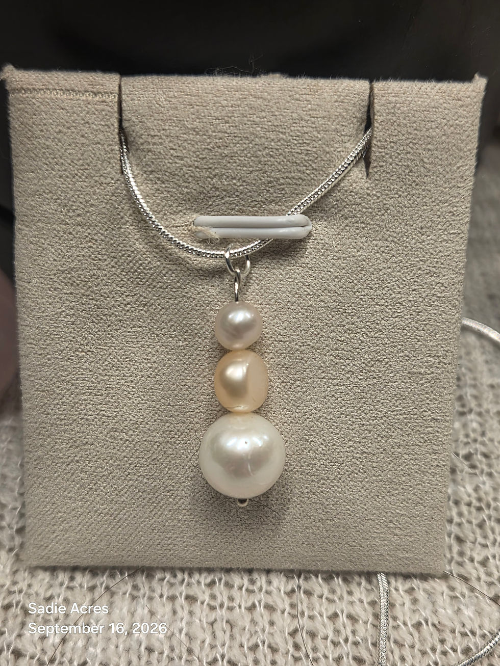 Thumbnail: Triplett Pearl Necklace