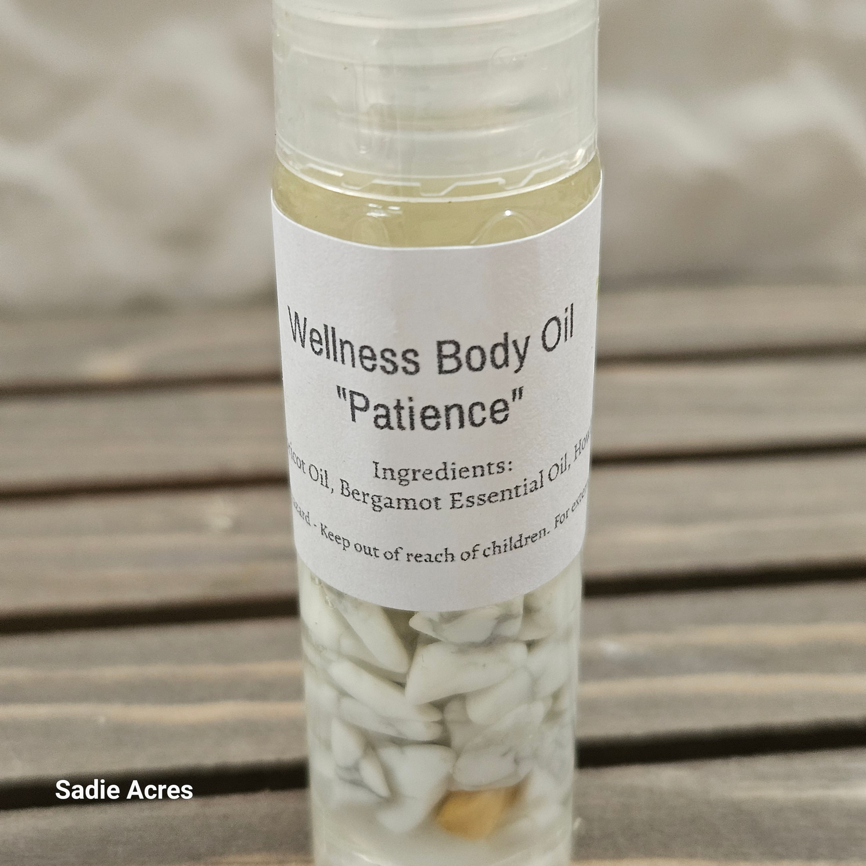 "Patience" body Oil