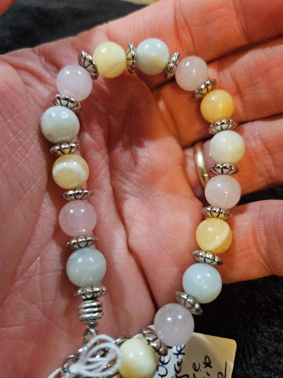 Floral Stone Bracelet