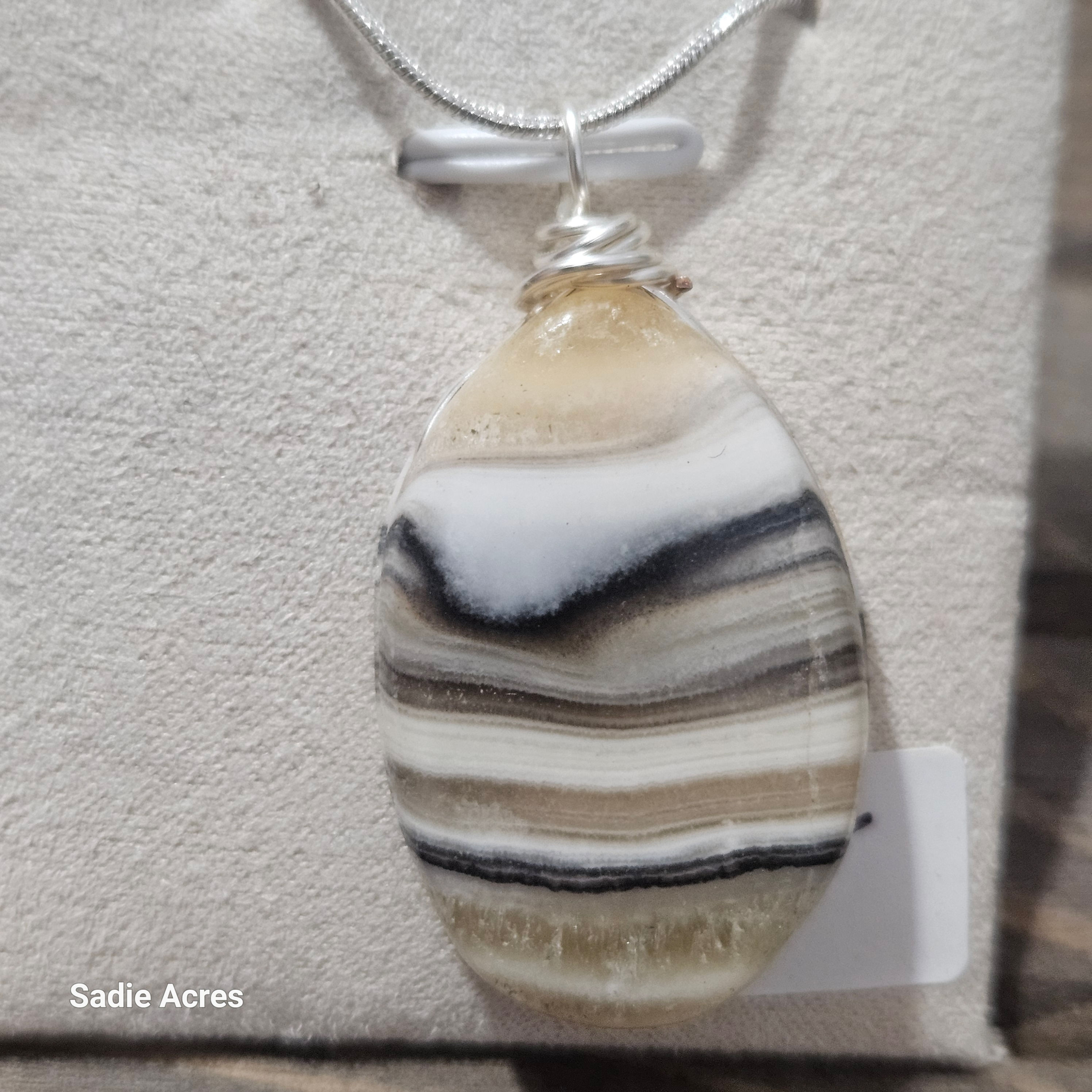 Zebra Onyx Pendant