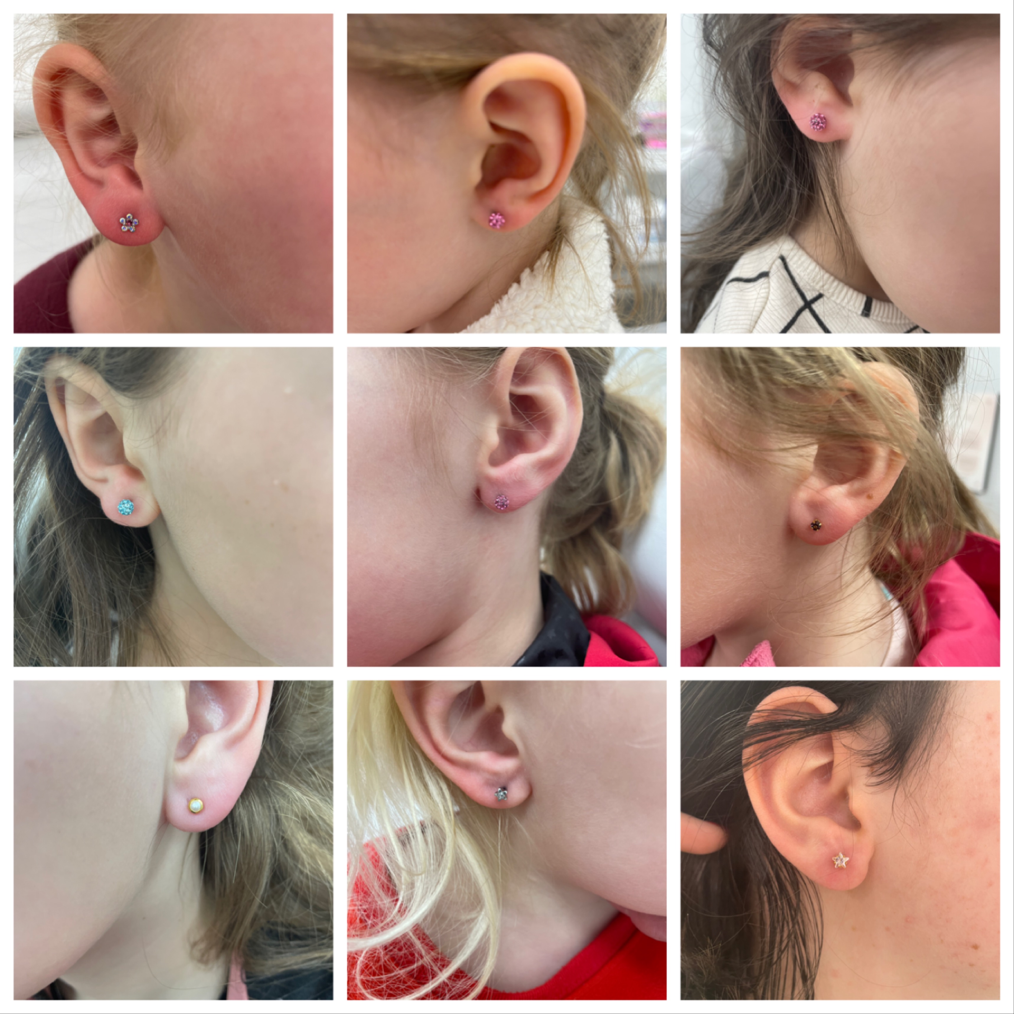 Piercing jewelry imagery from T's Beauty Stop