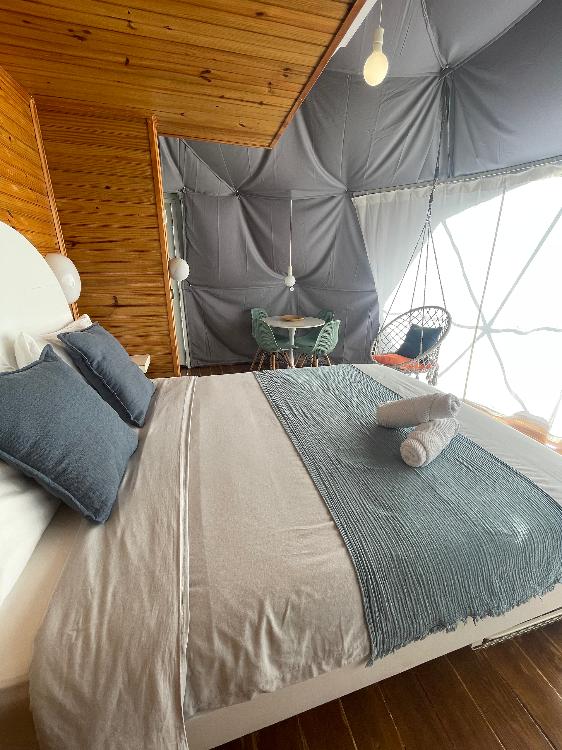 bed in dome