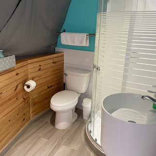 dome bathroom inside