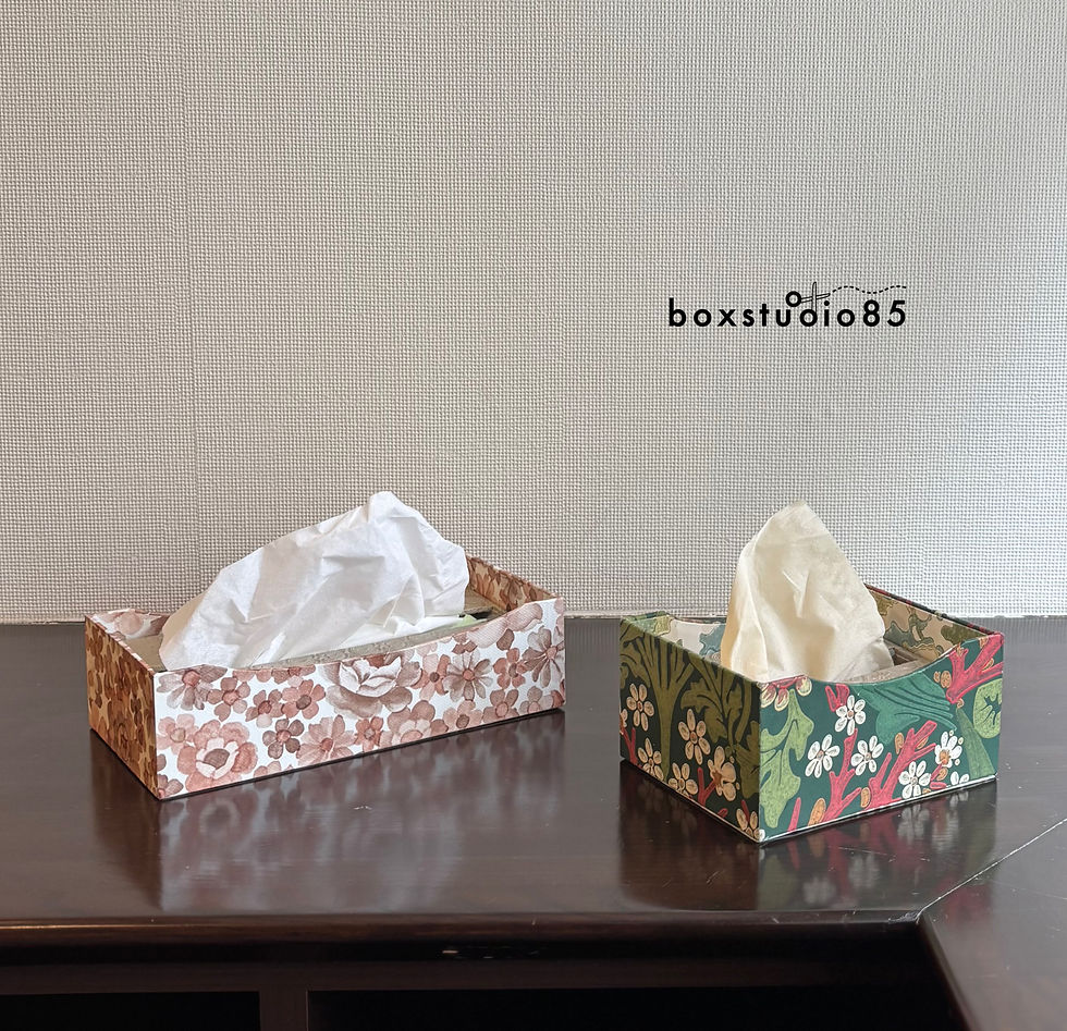 壁紙でティッシュケース