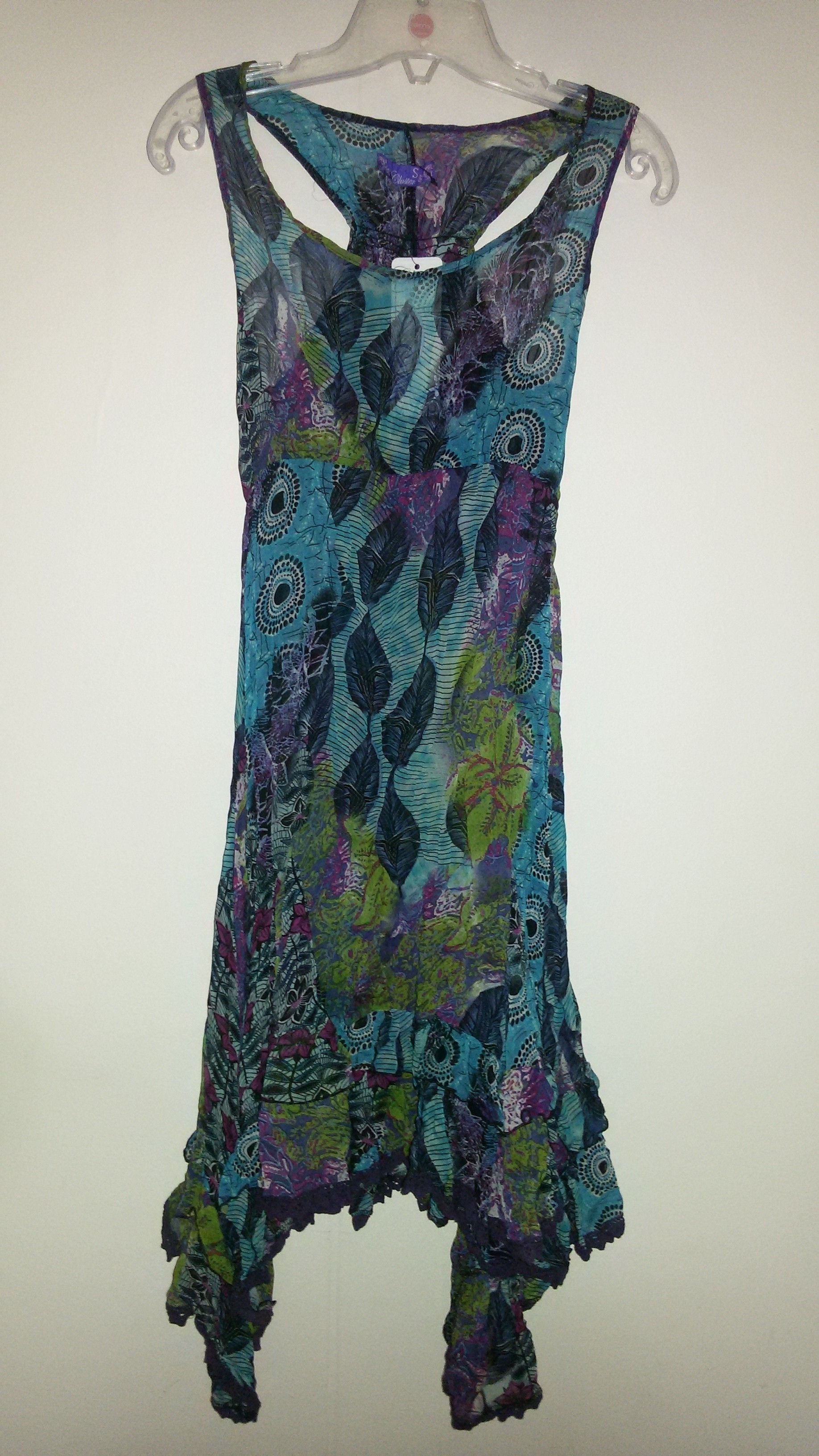 Vestido verano semitransparente S