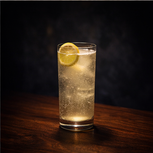 Speakeasy gin fizz cocktail
