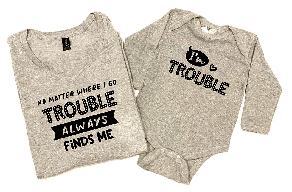 Trouble Always Finds Me Duo Set