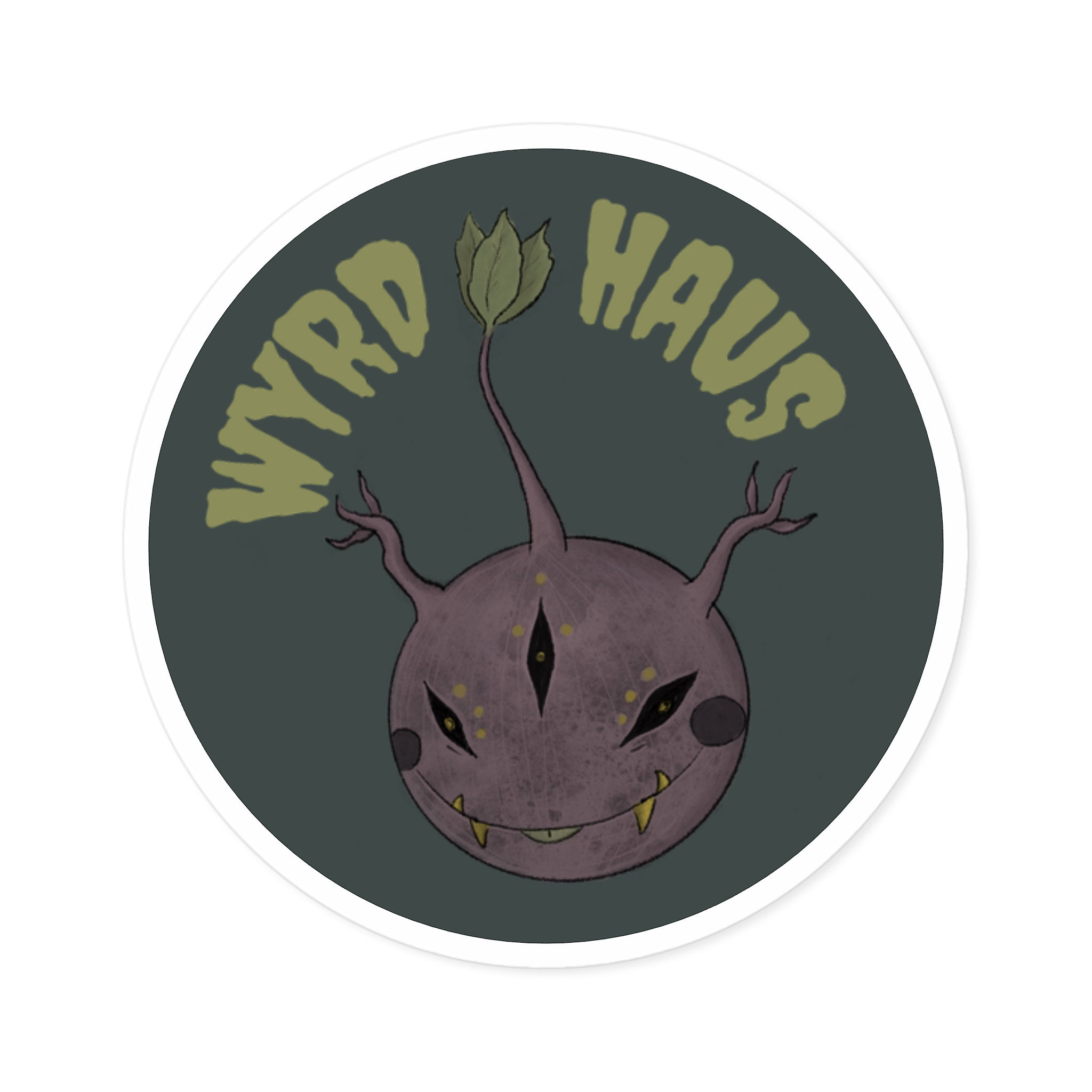 SPROWCHO/WYRD HAUS Round Stickers, Indoor\Outdoor