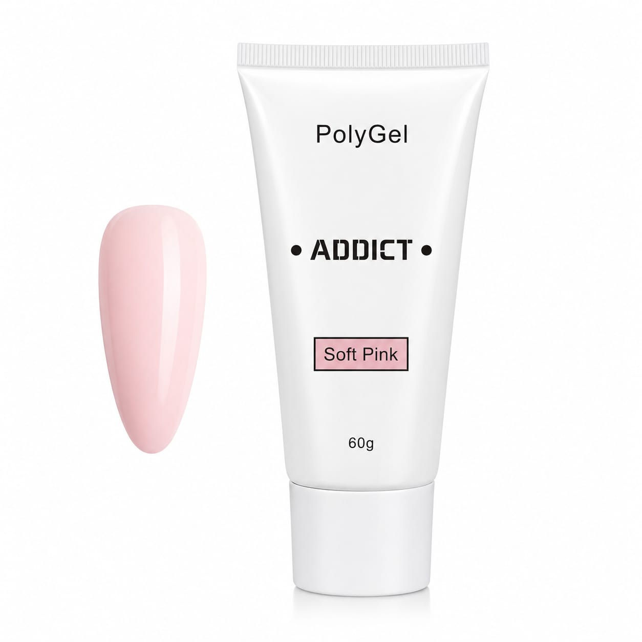 ADDICT פוליג'ל SOFT PINK 60 גרם