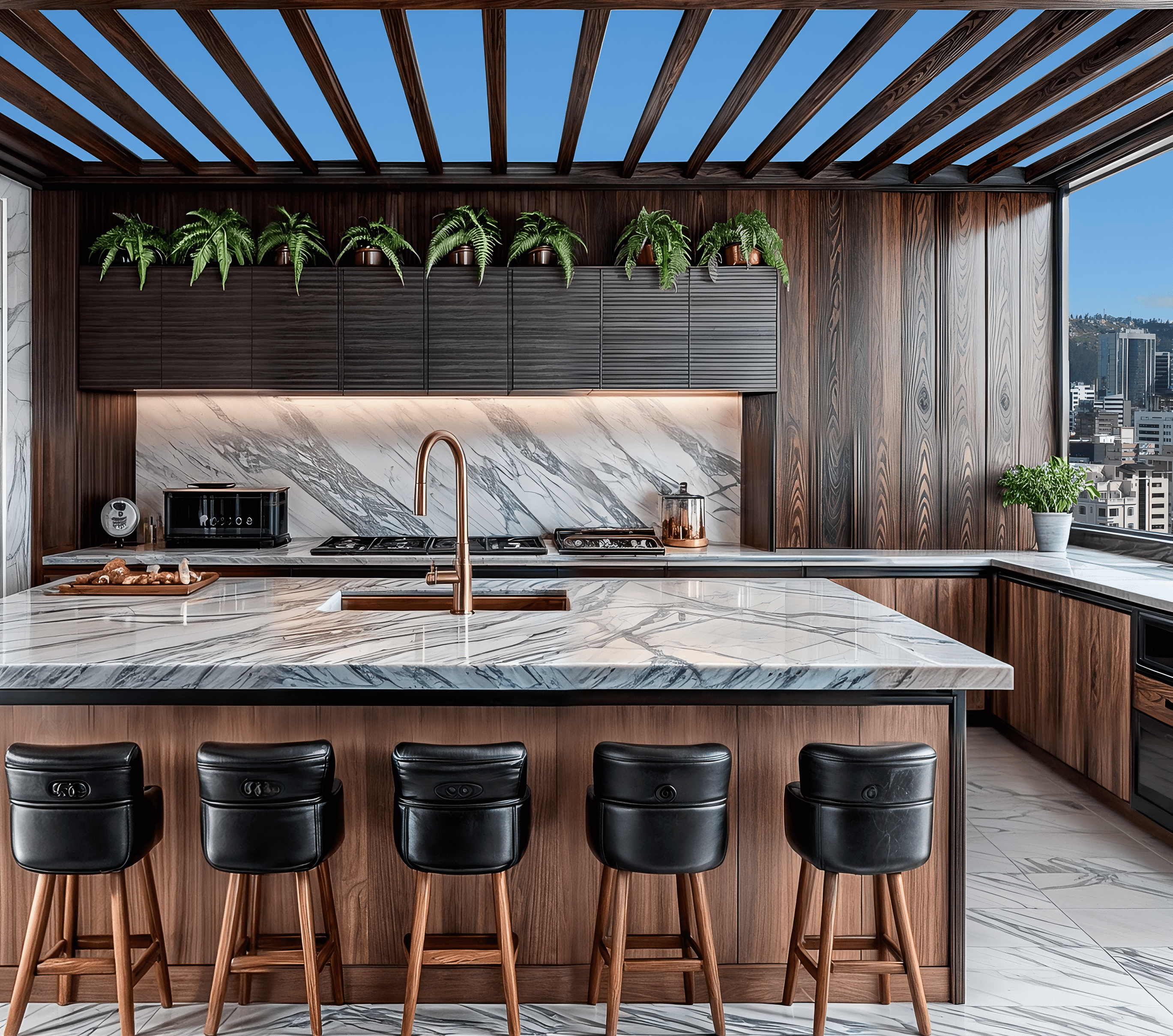 Residences at JW Marriott Quito rooftop rendering