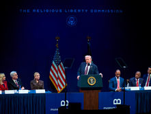 Rejecting church and state separation on wish list for Trump's religious liberty commission
