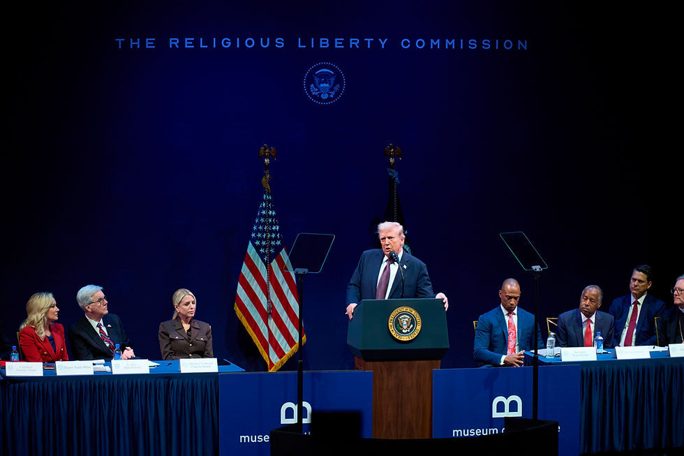 Rejecting church and state separation on wish list for Trump's religious liberty commission