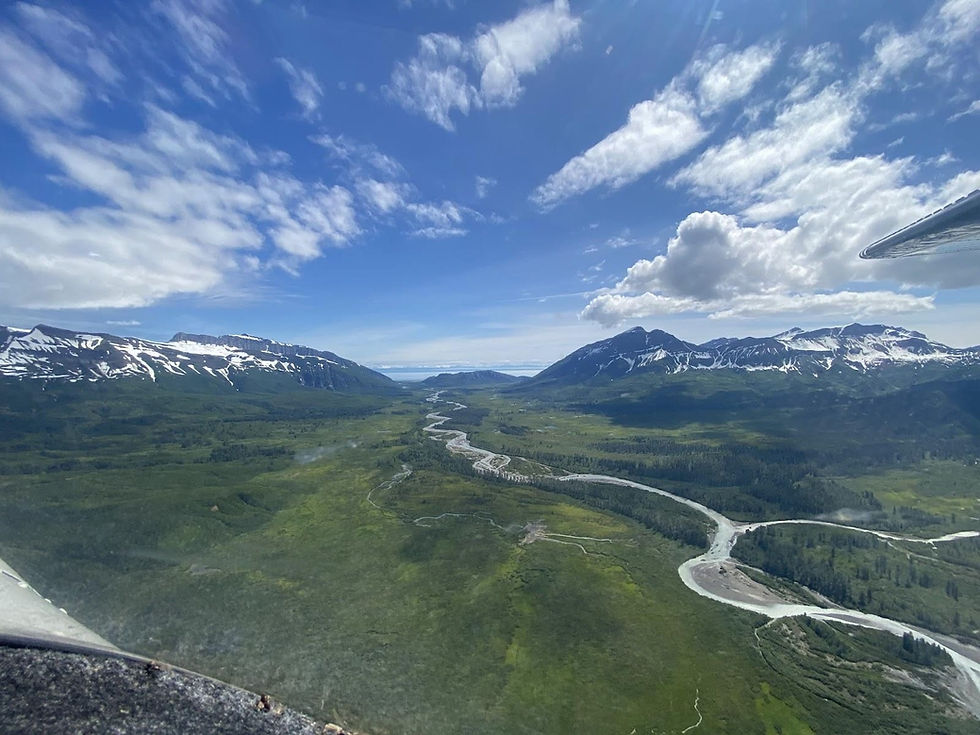 The Johnson River flows about a dozen miles from the Johnson Tract through Lake Clark National Park into Cook Inlet. (Max Graham/Northern Journal)