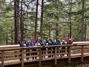 Trail Mix celebrates bridge offering first connection of Treadwell Ditch in more than a century