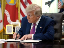 Trump signs order renaming Lake Ontario as 'Lake America'