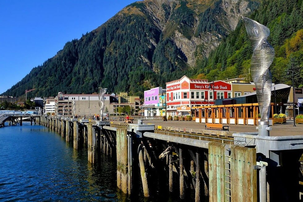 The downtown Seawalk on a quiet day. (City and Borough of Juneau photo)
