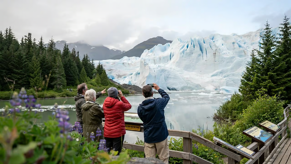 AI Tries To Write The News: Is proposed fee hike at Mendenhall Glacier paying for time travel?