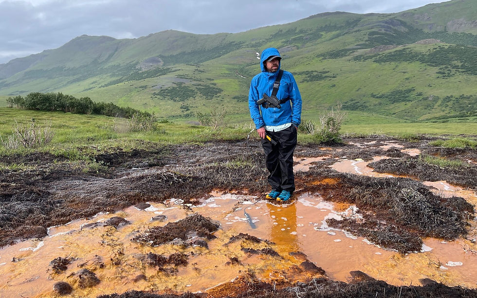 When permafrost thaw turns Arctic Alaska river red, toxicity levels rise, scientists find