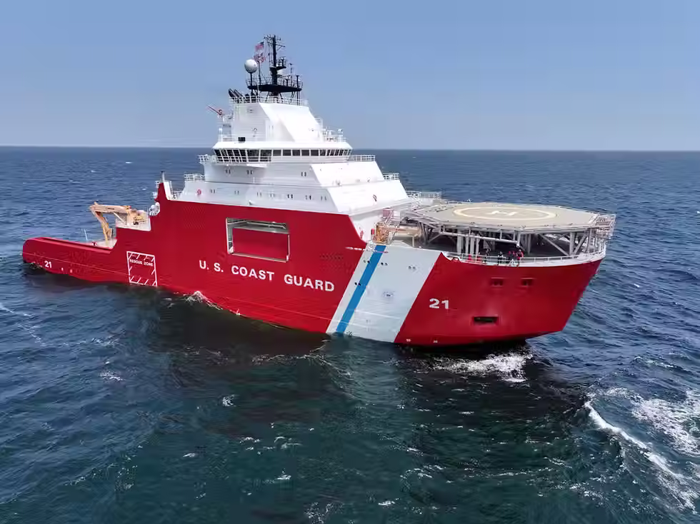 The cutter Storis is the U.S. Coast Guard’s first polar icebreaker acquired in more than 25 years. To be homeported in Juneau, the icebreaker will expand U.S. operations presence in the Arctic. It’s expected to be commissioned in Juneau later this month. (U.S. Coast Guard photo)