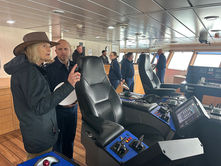 Storis’ abilities, limits as a private icebreaker revamped for Coast Guard observed by Murkowski during tour