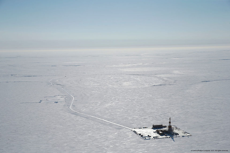 The vast National Petroleum Reserve-Alaska extends west of ConocoPhillips’ massive Willow oil project. (ConocoPhillips)