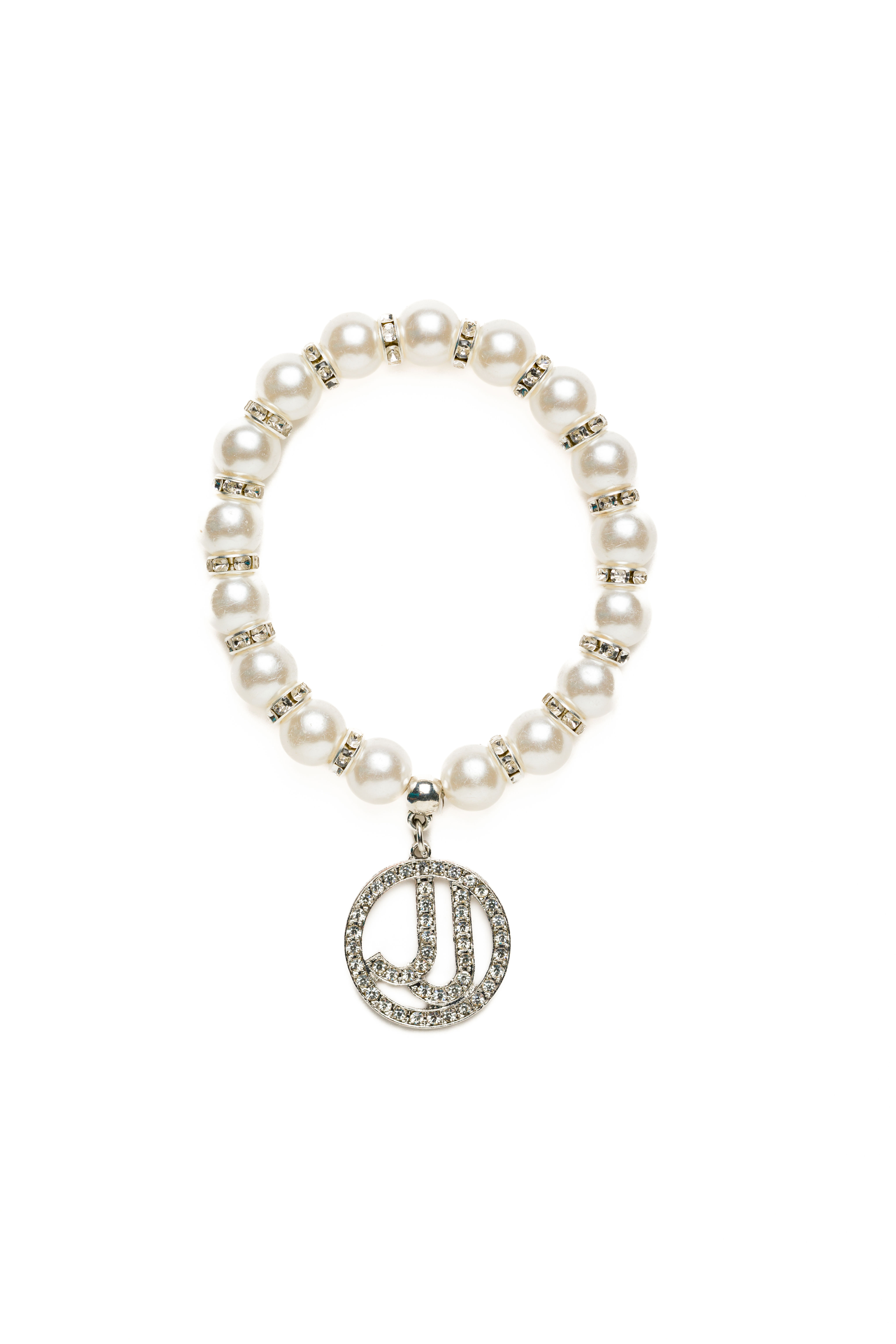 JJ Pearl and Rhinestone Bracelet