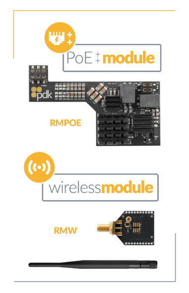 PoE ++ Module and Wireless Module