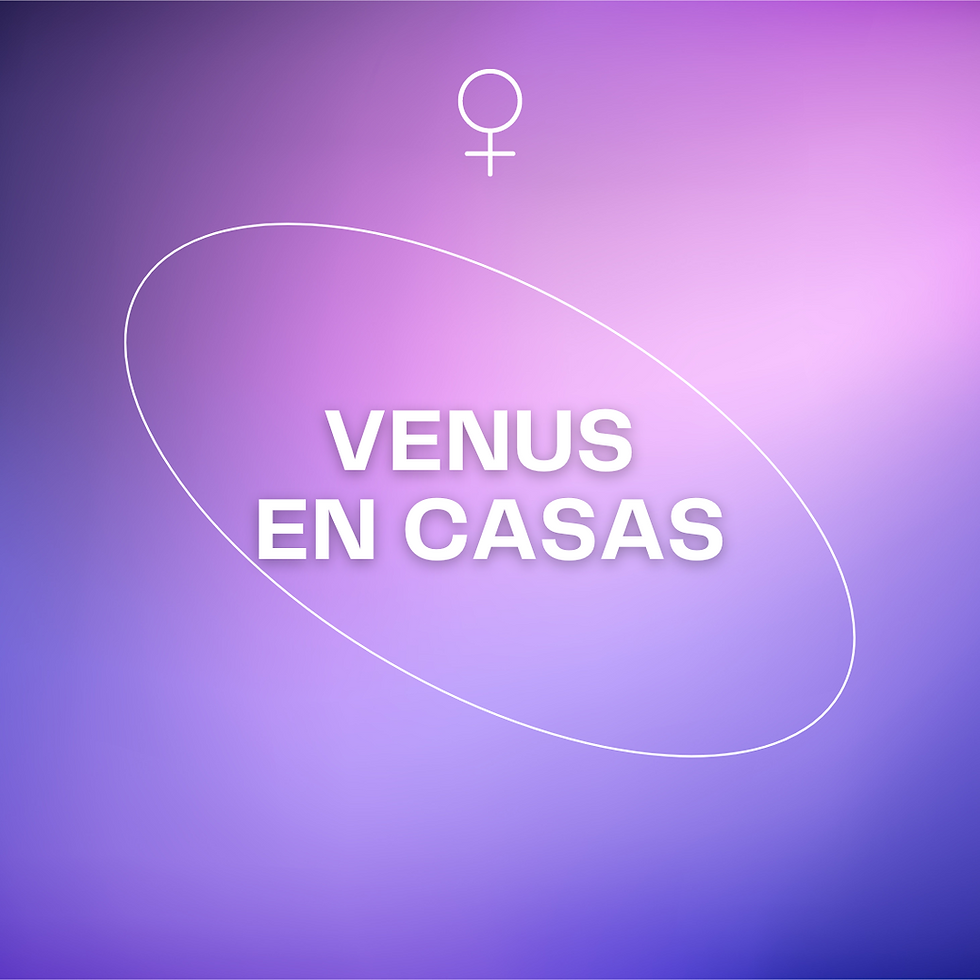 Venus en las casas
