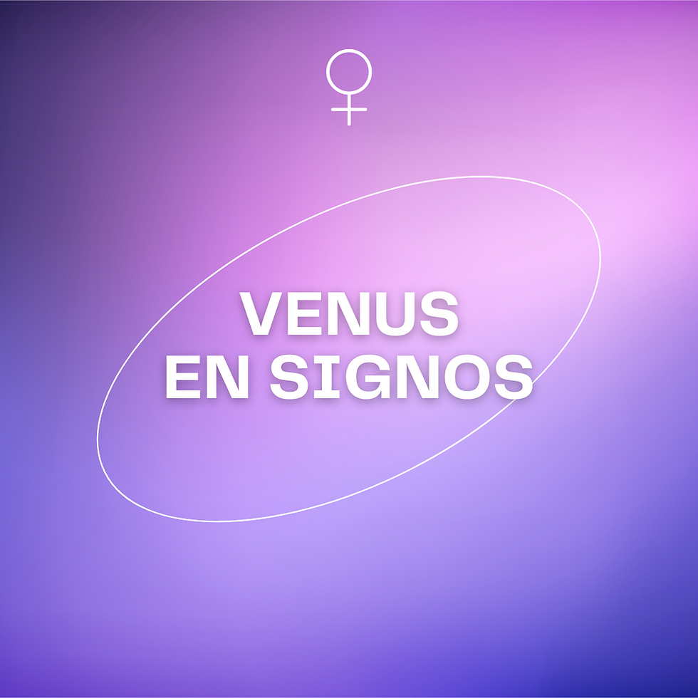 Venus en los signos