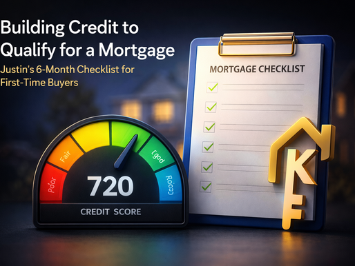 How to Build Credit to Qualify for a Mortgage: Justin's 6-Month Checklist for First-Time Buyers