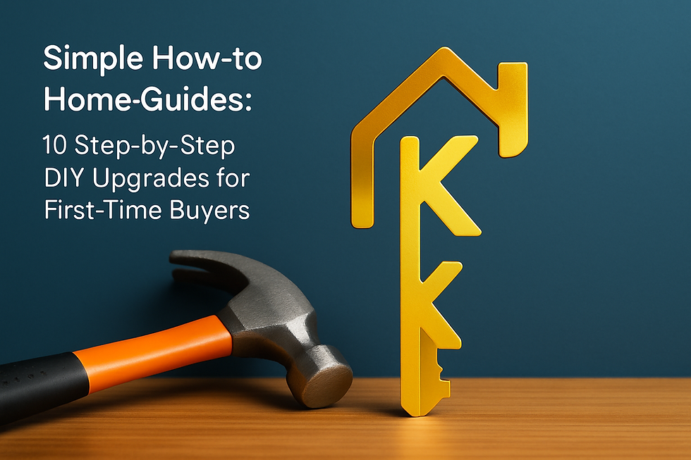 Simple How to Home Guides: 10 Step-by-Step DIY Upgrades for First-Time Buyers