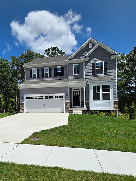 Picture of the 2 story Elizabeth home built by Sage Homes and sold by Customize Your Home in Edgewood, MD.