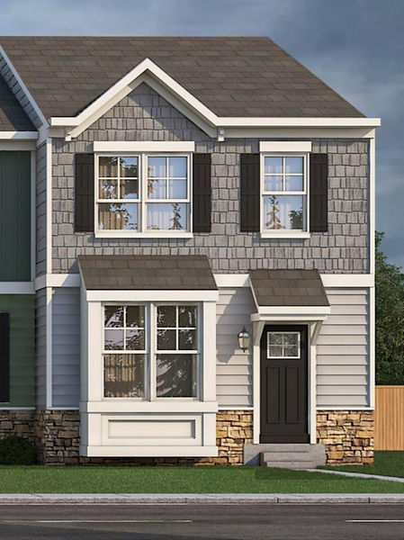 Picture of the Cameron townhome, Elevation C, being sold in Vista Reserve by Customize Your Home.
