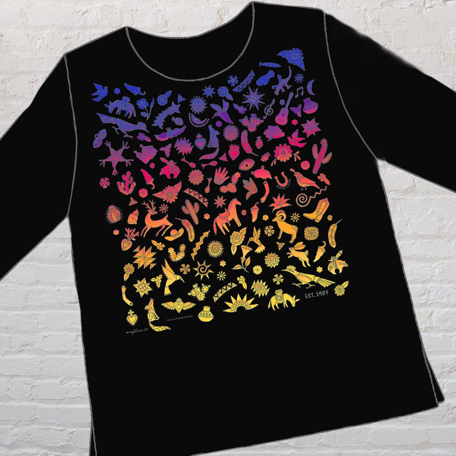 Thumbnail: Sabaku Doodles 3/4 Sleeve  Artwear T-Shirt
