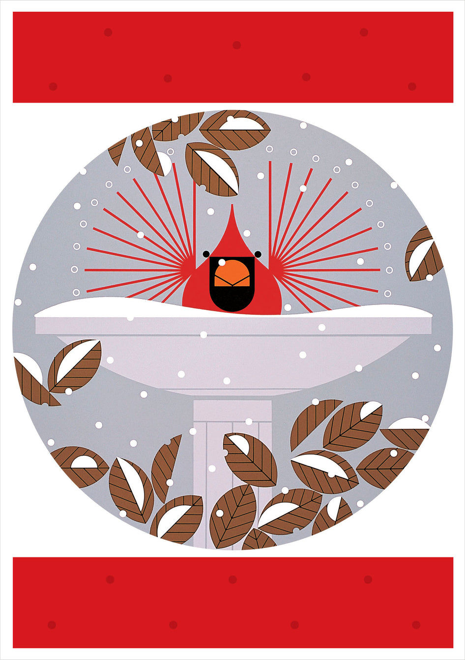 Thumbnail: Cool Cardinals Holiday Boxed Set Notecards by Charley Harper