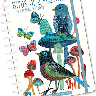 Birds of a Feather Weekly Planner by Geninne Zlatkis